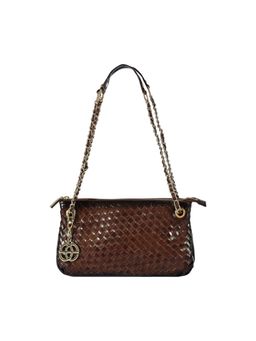 Eske - Frizi Genuine Leather Braided Shoulder Bag