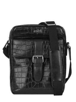 Eske - Griffin Genuine Leather Travel Crossbody Bag 52 cm Shoulder Drop