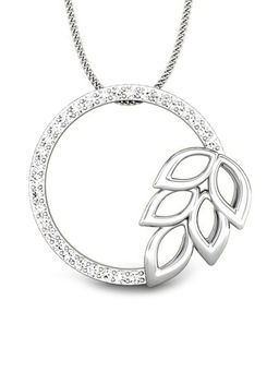 Candere by Kalyan Jewellers - Everlite Collection 18K (750) White Gold Pendant for Women