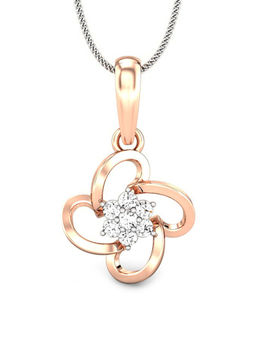 Candere by Kalyan Jewellers - Everlite Collection 18K (750) Rose Gold Pendant for Women