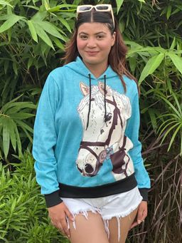 Tandul - Women Stunning Horse Printed Hoodie