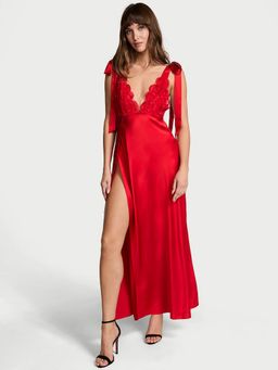 Victoria's Secret - Red Solid Regular Nightdress