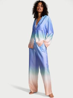 Victoria's Secret - Blue Ombre Regular Shirt and Shorts (Set of 2)