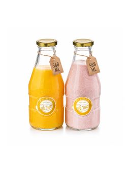 Kilner - 560ml Glass Bottle Set of 2 with Twist Lid
