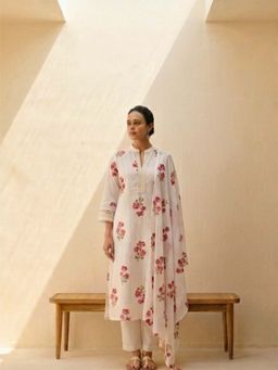MAAND - Women Pure Cotton Kurta and Pant with Dupatta