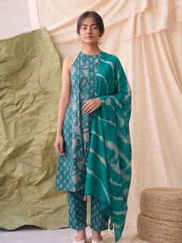 MAAND - Women Pure Cotton Kurta and Pant with Dupatta