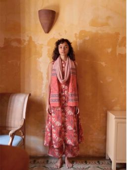 MAAND - Women Pure Cotton A-Line Kurta & Palazzo With Dupatta