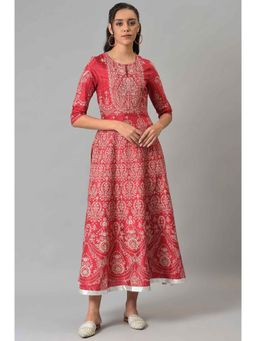 W - Red Floral Dress