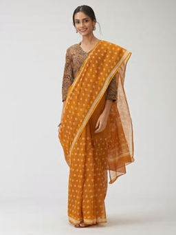 Fabindia - Cotton Silk Kota Printed Sari