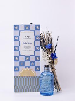 The Wishing Chair - Magique Dusky Citrus Reed Diffuser with Natural Dried Flowers