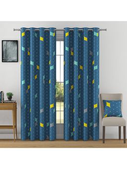 Swayam - 90% Blackout Eyelet Hanging Door Curtain Pack of 2
