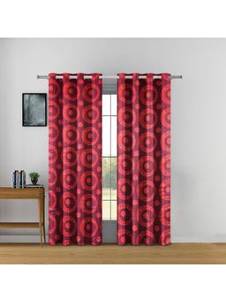 Swayam - 80% Blackout Eyelet Hanging Door Curtain Pack of 2