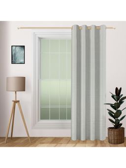 Swayam - Ethnic Motif 100% Blackout Eyelet Hanging 9 Feet Door Curtain