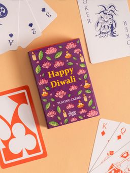 THE ZAPPY BOX - Diwali Special Playing Cards - Premium Tash Patti Deck