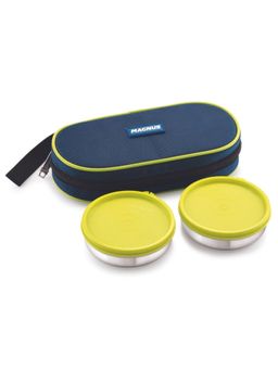 MAGNUS - Eminent 2 Green Stainless Steel Lunch Box Carry Case -560 ml