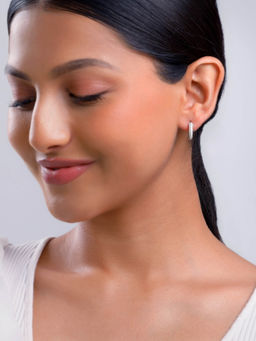 GIVA - 925 Silver Confidence Hoop Earrings