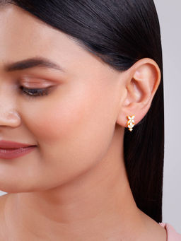 GIVA - 925 Silver Golden Loretta Earrings