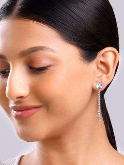 GIVA - 925 Silver Twilight Petals Earrings