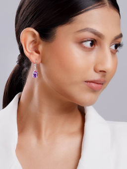 GIVA - 925 Silver Amethyst Earrings