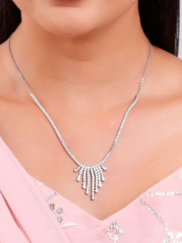 GIVA - 925 Silver Vintage Lariat Necklace