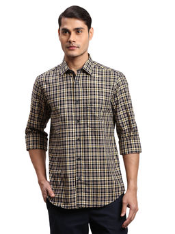 ColorPlus - Regular Fit Casual Shirt Full Sleeves Collar Neck Checks Multi-Color
