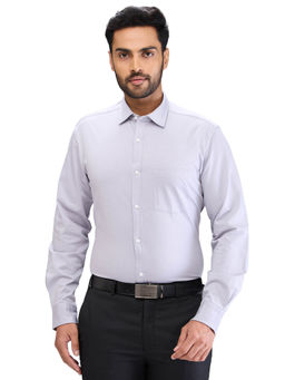 Park Avenue - Slim Fit Formal Shirt Full Sleeves Collar Neck Solid Purple