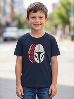 HELLCAT - Graphic Print Navy Blue Boys T-Shirt