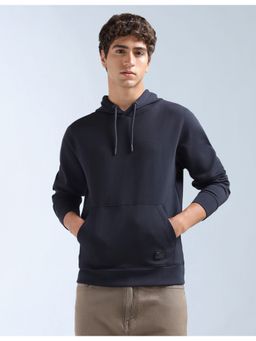 Flying Machine - Blue Cotton Full Sleeves Men Hoodie