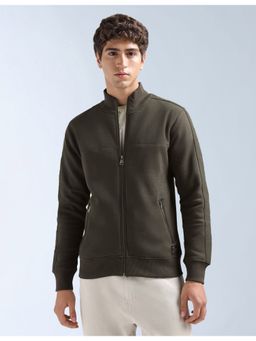 Flying Machine - Cotton Green Full Sleeves Sweatshirt