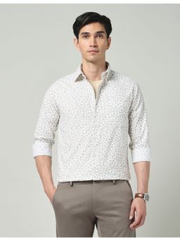 AD By Arvind - Mustard Art-Inspired Printed Shirt