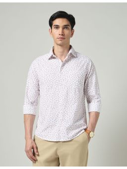 AD By Arvind - Peach Contemporary Printed Shirt