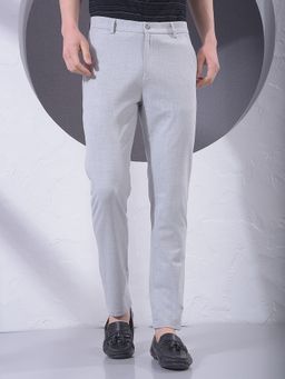 CRIMSOUNE CLUB - Men Grey Trouser