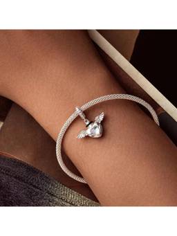 Miora - Silver Angel Openable Perfume Charm