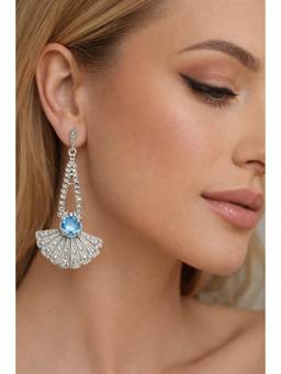 Miora - Silver Vintage Drop Earrings