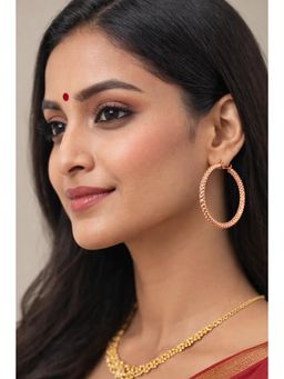 Miora - Gold Diamond Cut Hoop Earrings