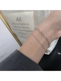 Miora - Silver Korean Chain Bracelet