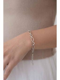 Miora - Silver Monaco Link Bracelet
