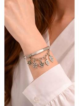 Miora - Silver Garden Charm Bracelet
