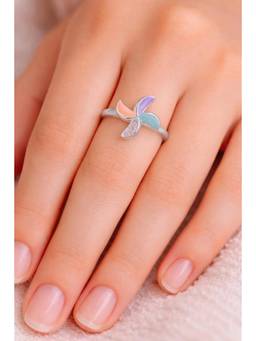 Miora - Multi-Color Multicolour Star Enamel Ring