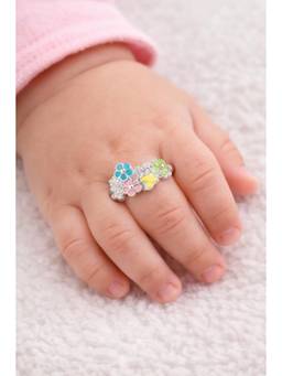 Miora - Multi-Color Multicolour Floral Enamel Ring