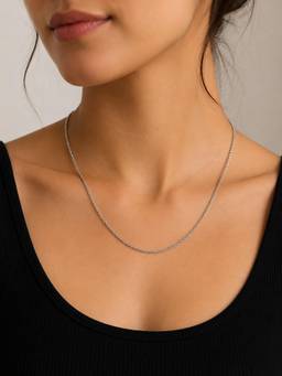 Miora - Silver Round Box Chain