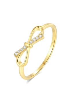 Miora - Gold Plated Bow Knot Ring