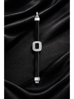 Miora - Black Buckle Leather Bracelet