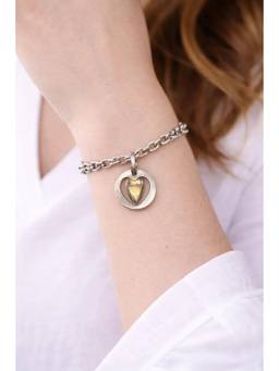 Miora - Silver Revolving Heart Charms