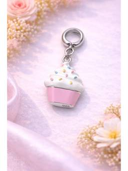 Miora - Silver Dot Cupcakes Charm