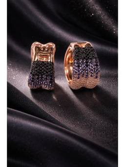 Miora - Gold Hinged Huggie Hoops Earing