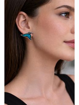 Miora - Blue Butterfly Earrings