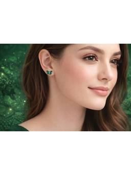 Miora - Green Butterfly Earrings