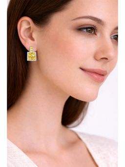 Miora - Yellow Bottle Earrings