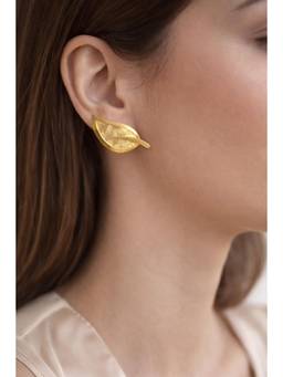 Miora - Silver Textured Silver hanging Earrings